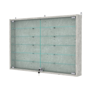 Витрина настенная №3-5АУ, Метрополитан Грей