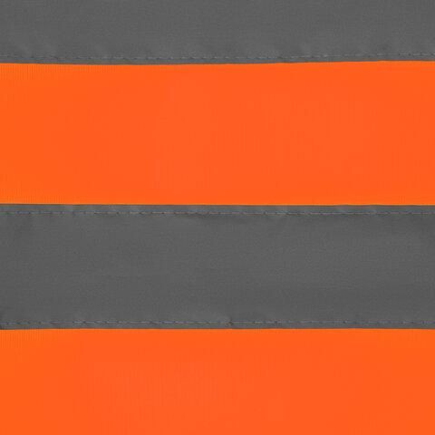 Жилет сигнальный, 2 светоотражающие полосы, ОРАНЖЕВЫЙ, XL (52-54), ГРАНДМАСТЕР, 610886