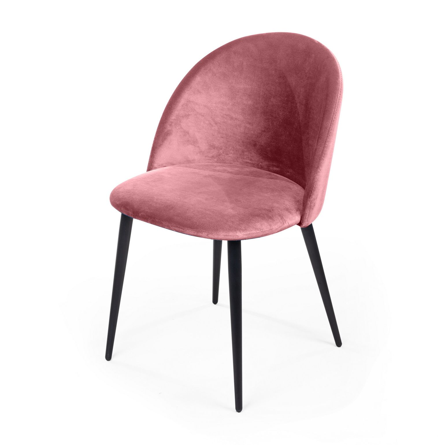 Стул Томас, бархат пудровый 15