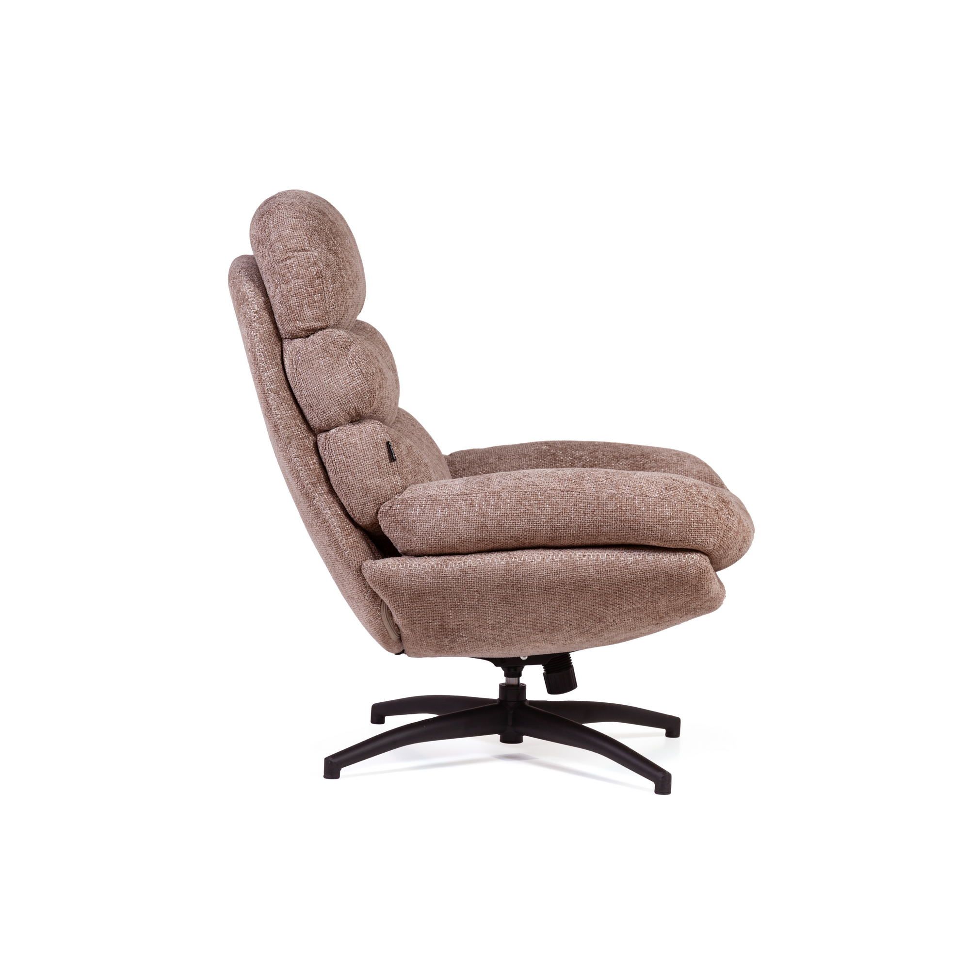 Кресло качалка с оттоманкой Sven, бежевый