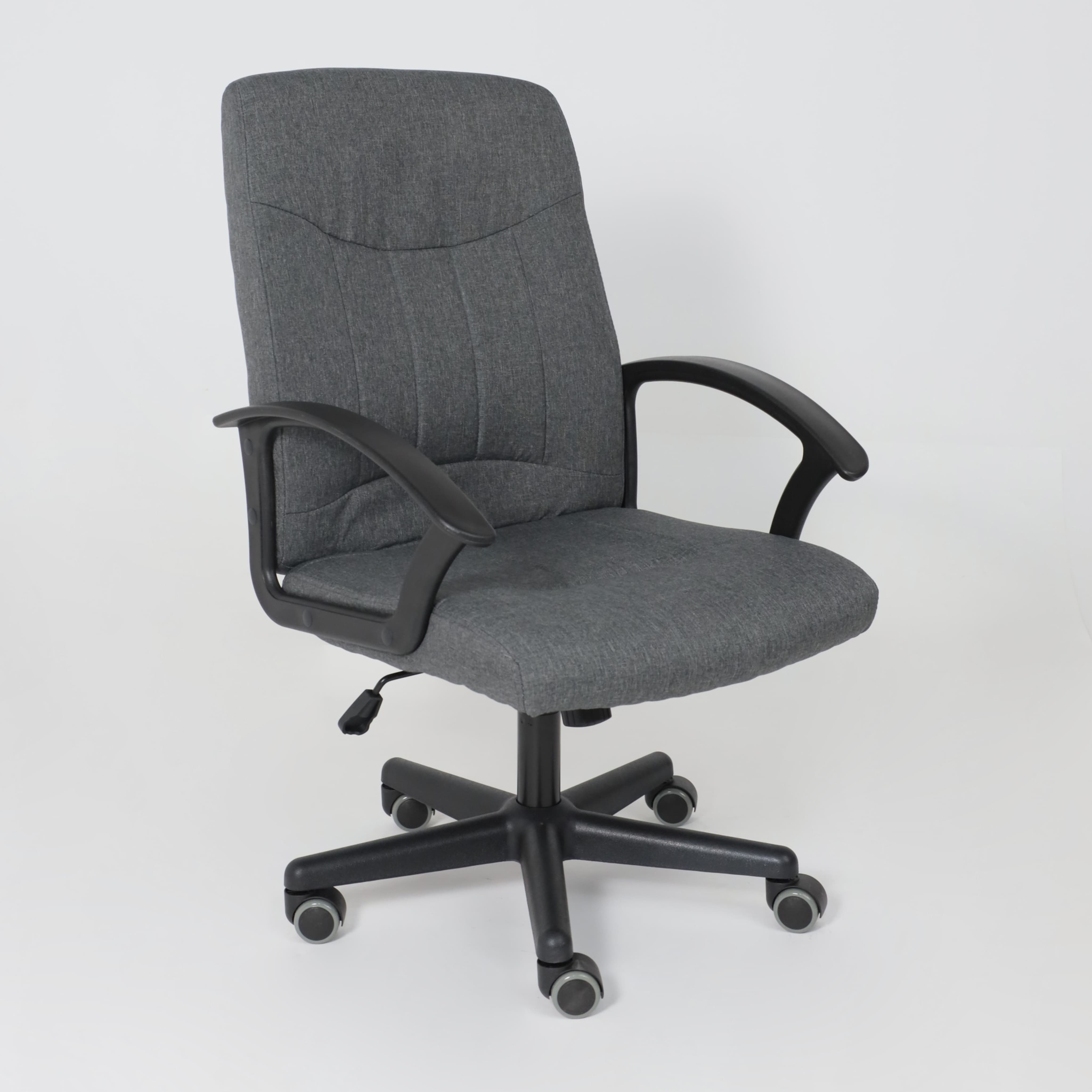 Кресло поворотное Polo, серый, ткань