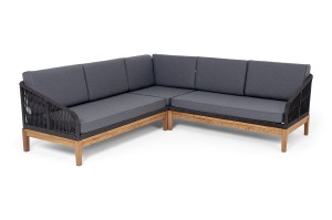 "Канны" диван модульный плетеный из роупа