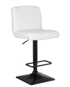 Стул барный DOBRIN LEO, белое букле