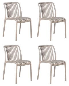 Набор 4 шт Стул обеденный DOBRIN WALTER, бежевый