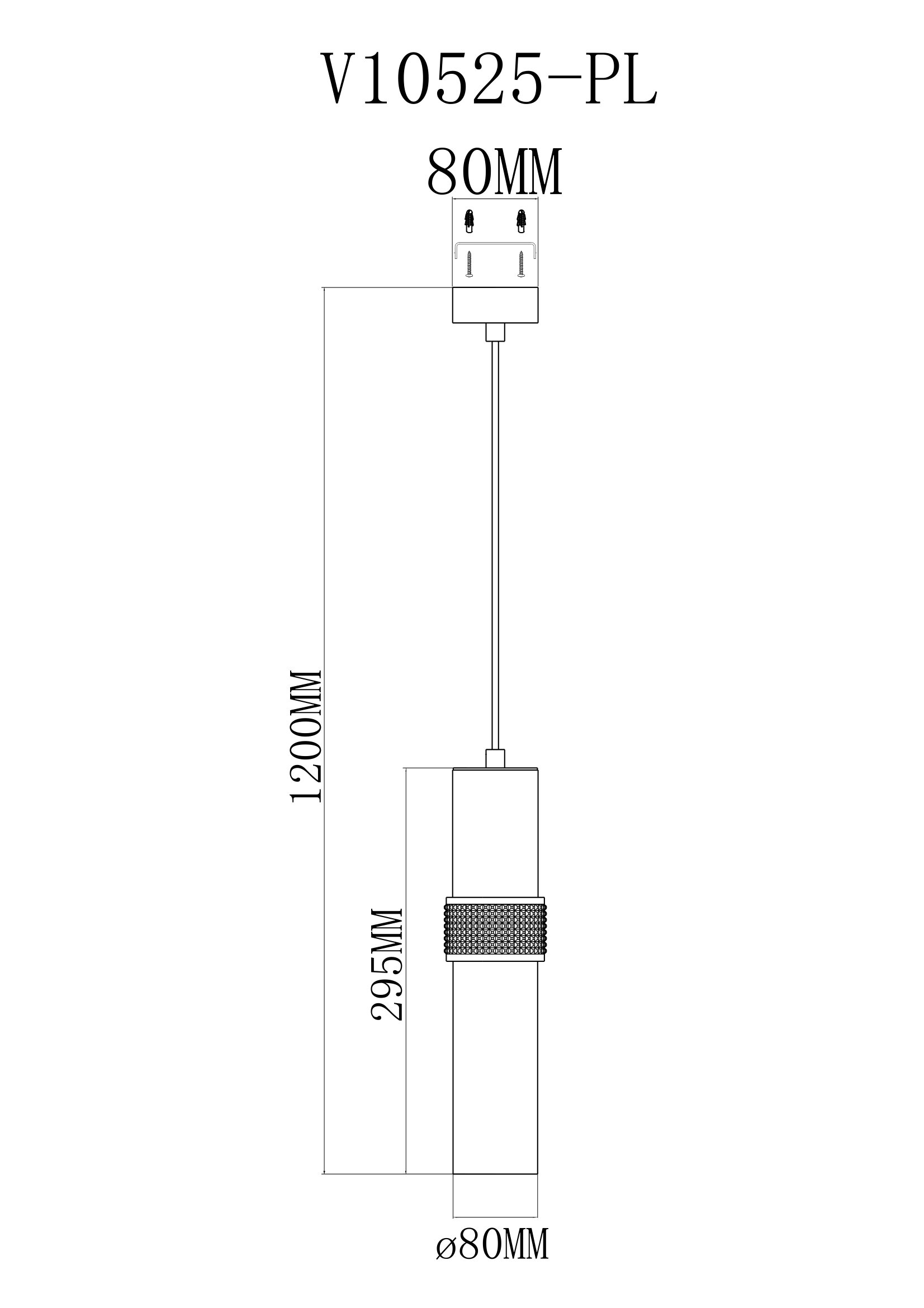 Светильник подвесной Moderli V10525-PL Salem