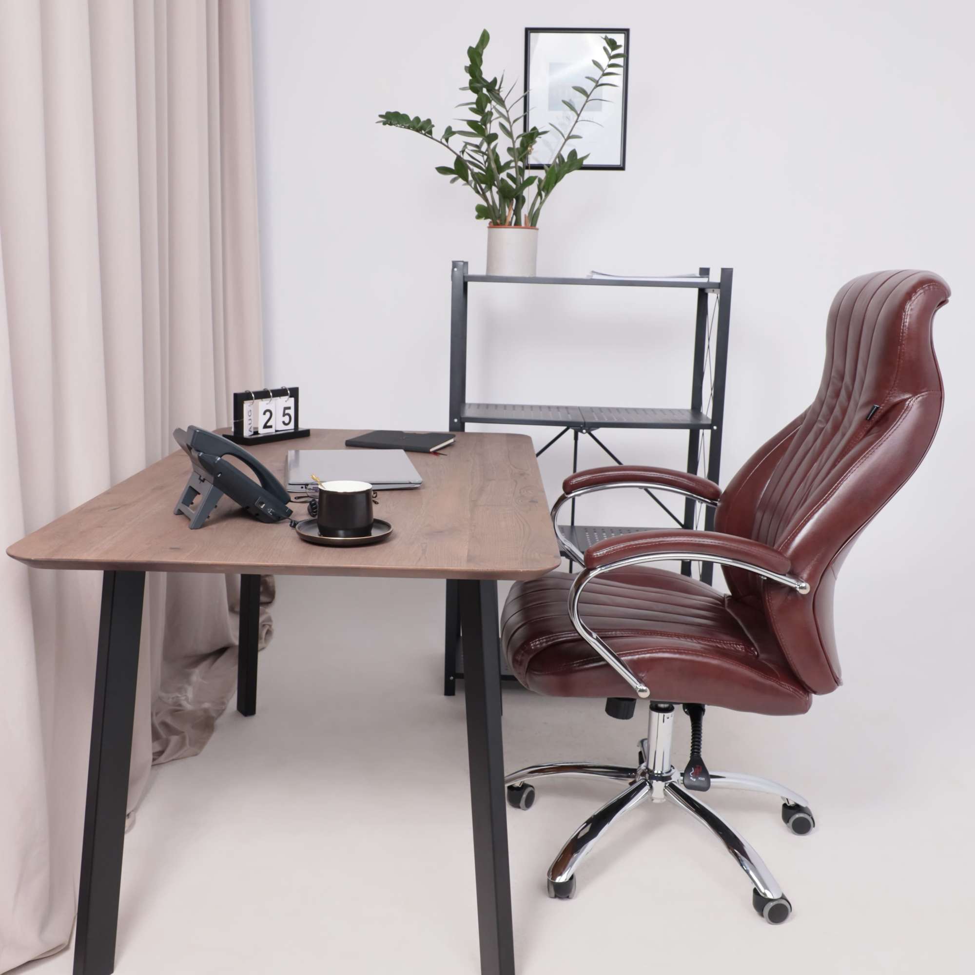 Кресло поворотное MASTIF, ECO, темно-коричневый