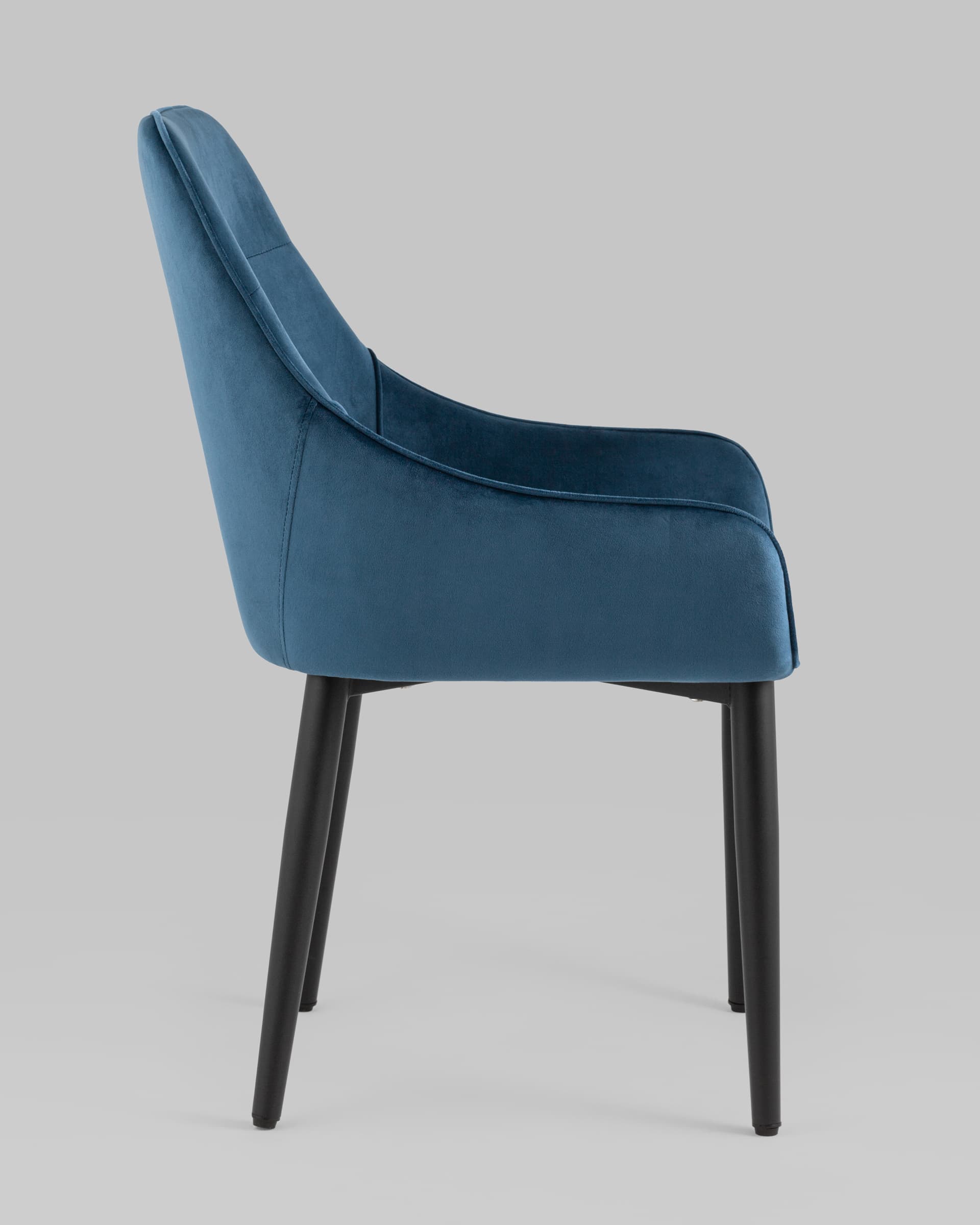 Стул Диана велюр сине-зеленый 4 шт