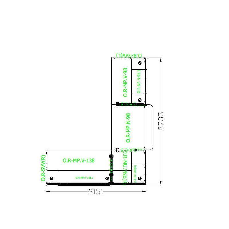 Стойка ресепшен комплект №31 O.R-K-31