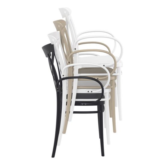 Кресло пластиковое Cross XL, оливковый