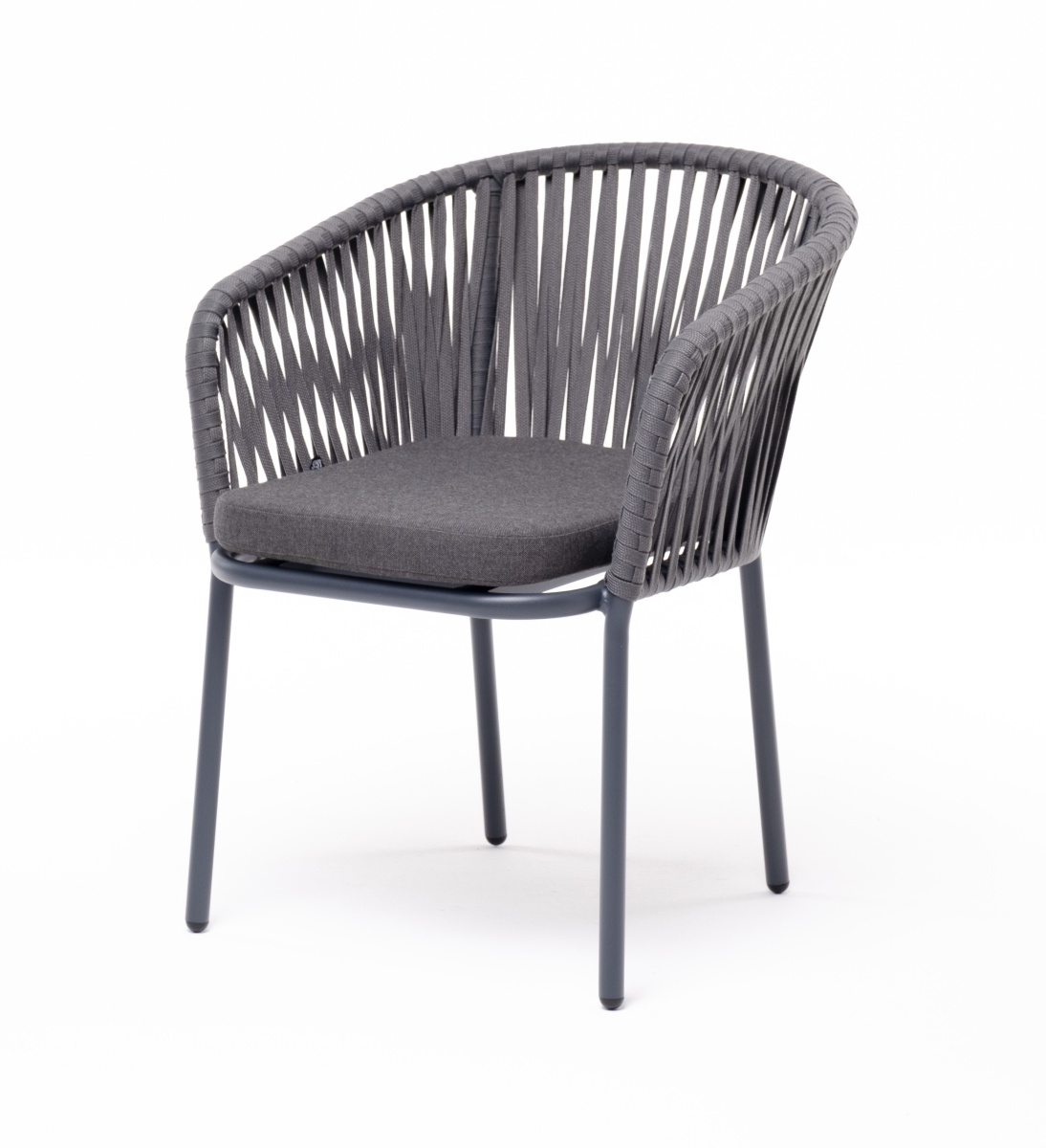 "Бордо" стул плетеный из роупа