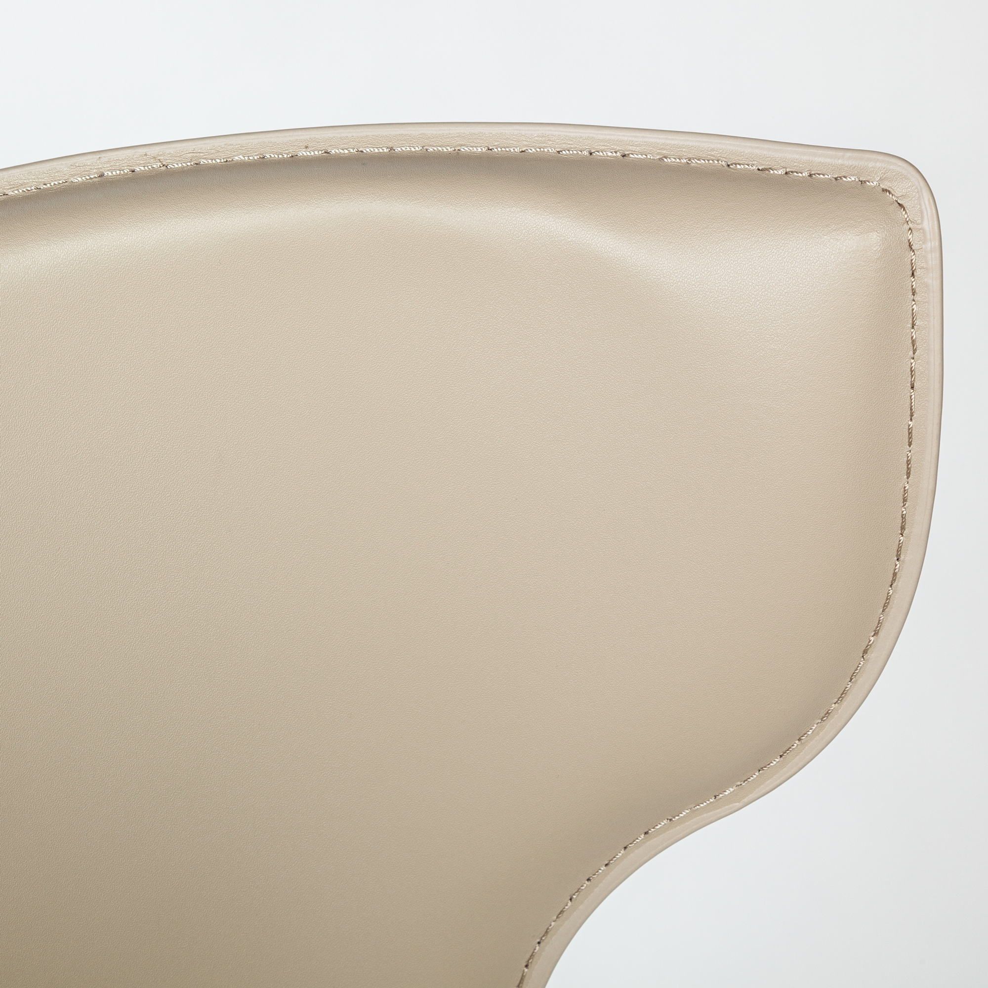 Стул полубарный Аустин, кожа нуга