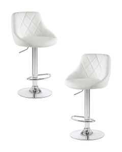 Набор 2 шт Стул барный DOBRIN LOGAN, белый
