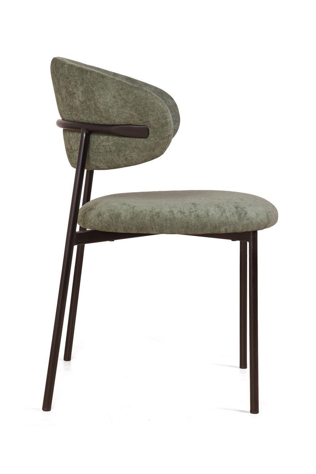 Стул Адель, шенилл Puffy green