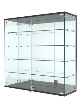 Витрина "АТРИУМ" настенная №4-5Г, Черный