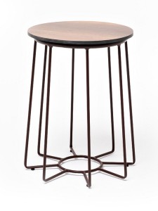 "Эквадор" журнальный стол из HPL круглый Ø40 H55