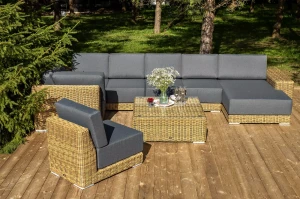 "Капри" трансформирующаяся лаунж-зона из искусственного ротанга