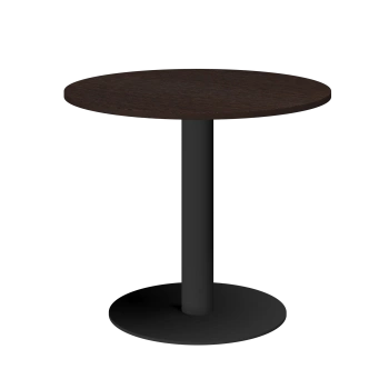 Стол круглый Арго-М АМ-ДУ90 Дуб венге/Антрацит