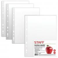 Папки-файлы БОЛЬШОГО ФОРМАТА (297х420 мм) А3, ВЕРТИКАЛЬНЫЕ, КОМПЛЕКТ 50 шт., 35 мкм, STAFF "Manager", 225769