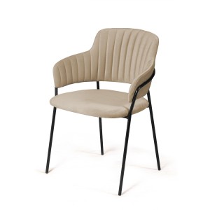 Стул Бриз, бархат бежевый 5