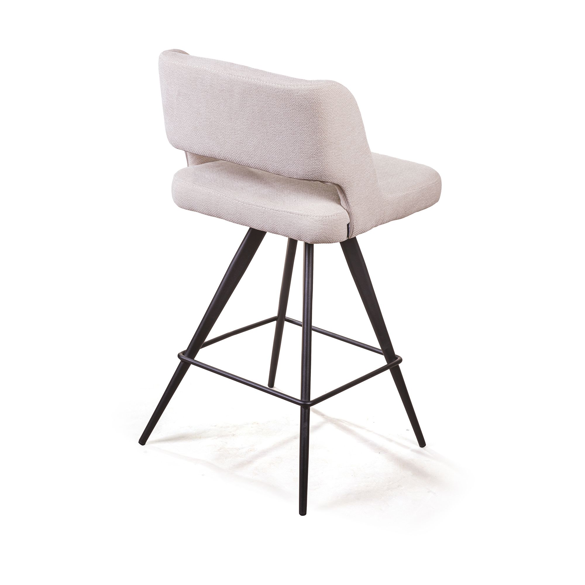 Стул полубарный Молли, ткань бежевый