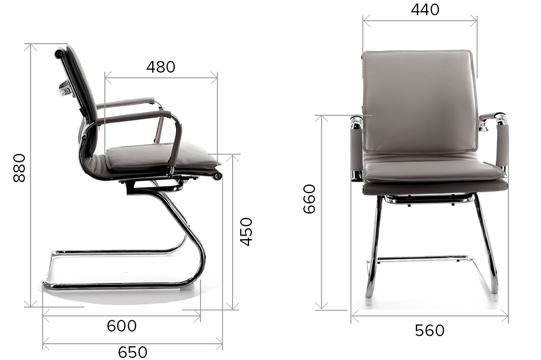 Кресло Everprof Nerey CF Экокожа Бежевый
