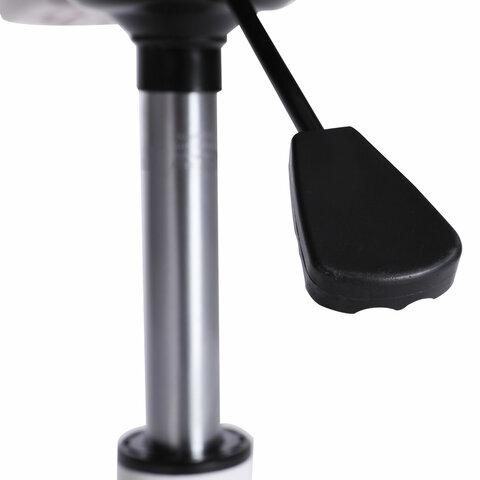 Кресло детское с подставкой для ног BRABIX "Toy MG-205", сетка/ткань TW, серое, 533153