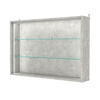 Витрина настенная №3-1Г-П, Метрополитан Грей