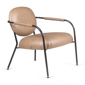 Лаунж кресло Эго, искусственная кожа, бежевый