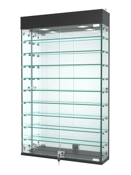 Витрина "АТРИУМ" настенная №2А-6, Черный