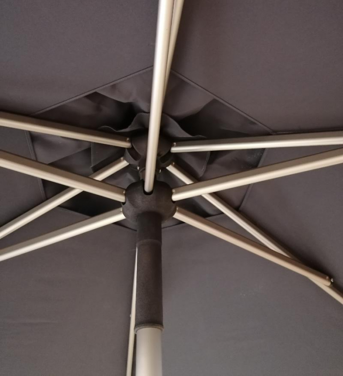 Зонт профессиональный Ø2.5 м Lido Titanium титан, антрацит