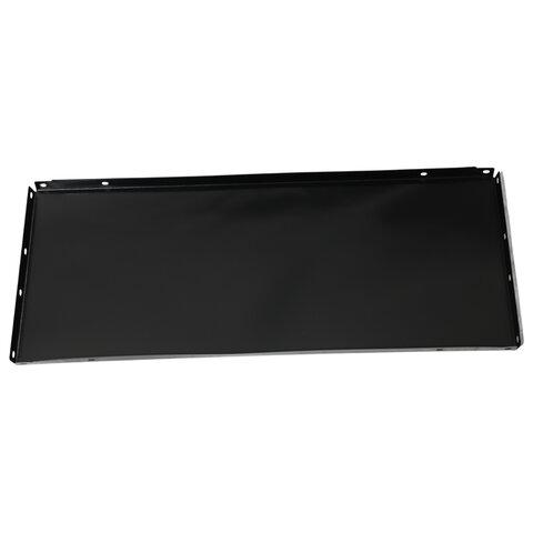 Стеллаж металлический BOOMHOUSE (БУМХАУС), 1500x750x300 мм, 4 полки, нагрузка на стеллаж до 120 кг, черный, 291420