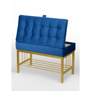 Банкетка Н-76 (золото/синий)