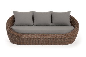 "Барселона" диван из искусственного ротанга трехместный