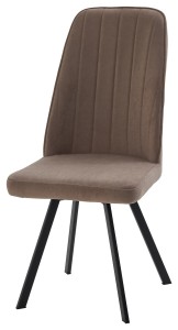 Стул ПРОВАНС 360 град. поворот. цвет B5 Капучино, велюр / черный каркас