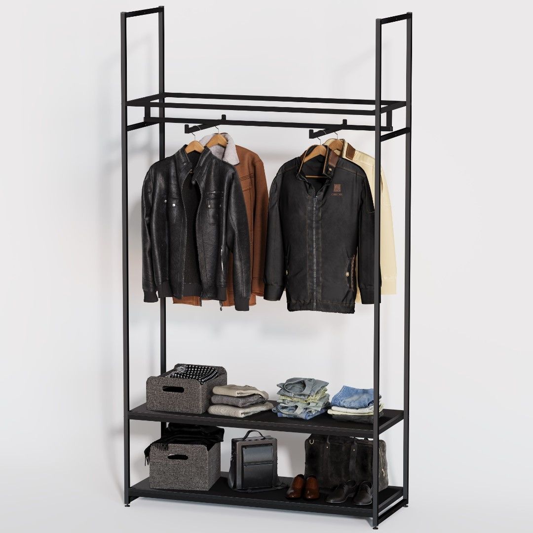 Стеллаж для одежды в стиле Лофт A22120-06