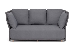 "Лугано" диван 3-местный плетеный из роупа