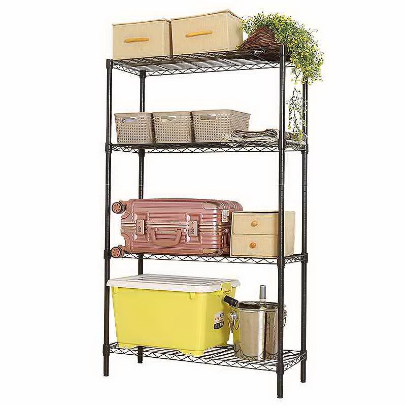 4590180A4E \ Стеллаж сетчатый 450х900xH1800мм, 4 полки