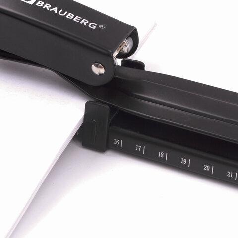 Степлер №24/6, 26/6 BRAUBERG "Universal", до 25 листов, С ФУНКЦИЕЙ БРОШЮРОВАНИЯ, черный, 220942 цена 995 ₽ Степлер №24/6, 26/6 BRAUBERG "Universal", до 25 листов, С ФУНКЦИЕЙ БРОШЮРОВАНИЯ, черный, 220942