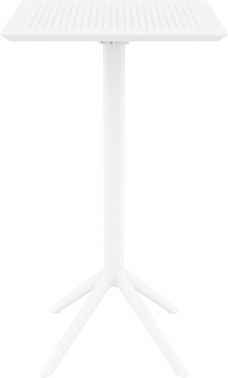 Стол пластиковый барный складной Sky Folding Bar Table 60 белый