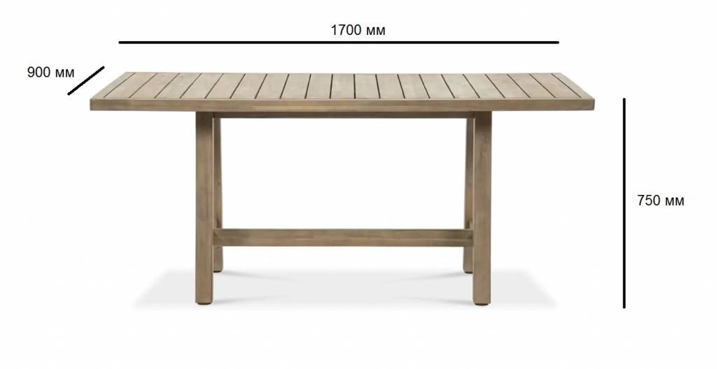 Комплект деревянной мебели Ravona KD натуральный, бежевый