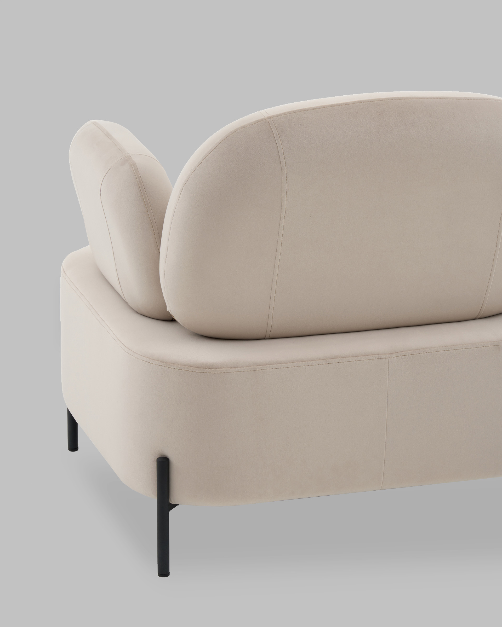 Кресло Кэнди велюр бежевый