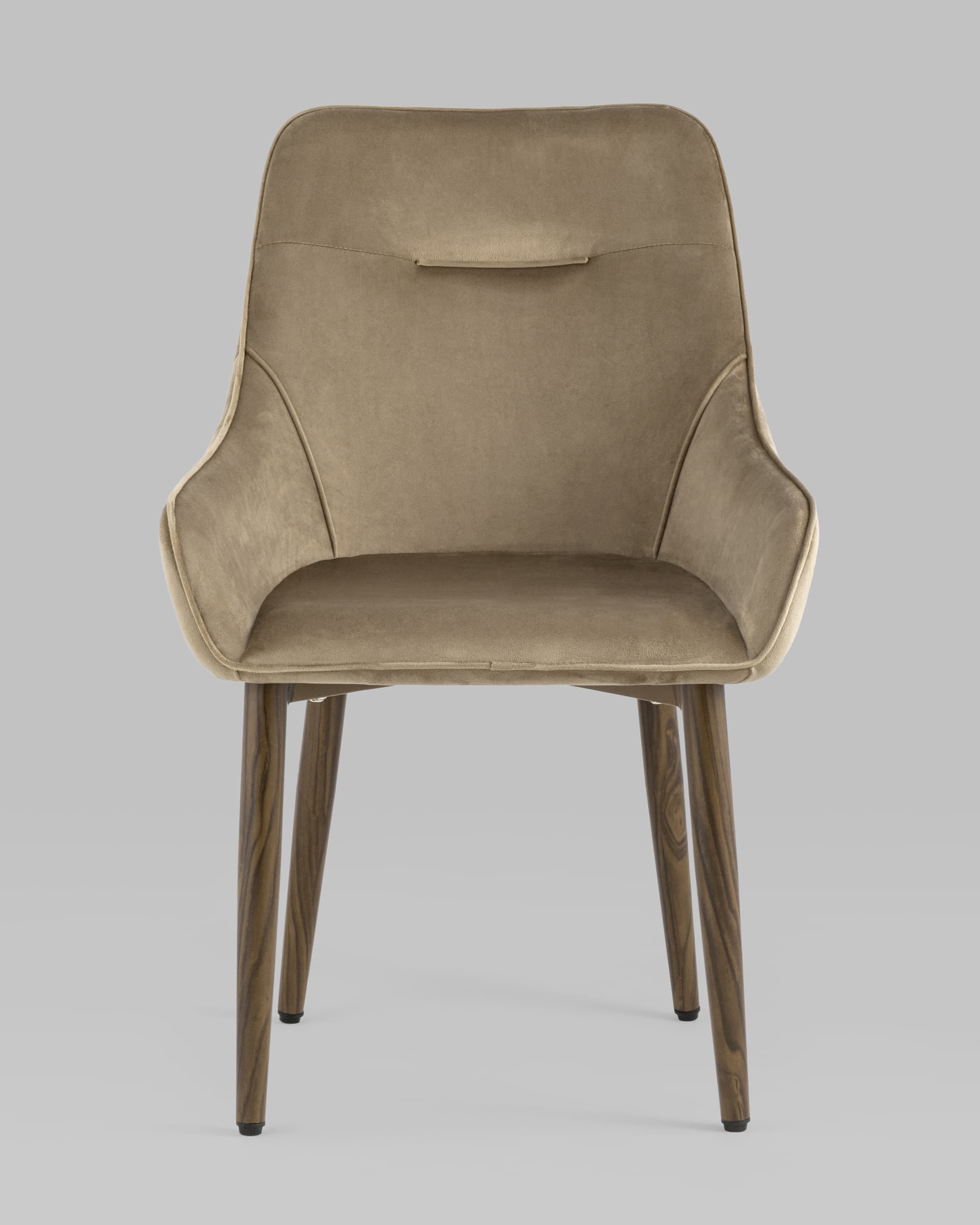 Стул Диана велюр бежевый 4 шт