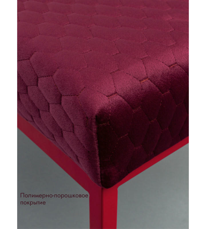 Банкетка Марсей 95-44 (бордовый/красный)