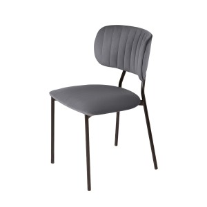 Стул Фрост, бархат серый 27