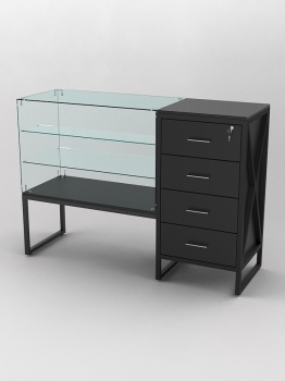 Прилавок "ЛОФТ СТИЛЬ" №2+13, Черный