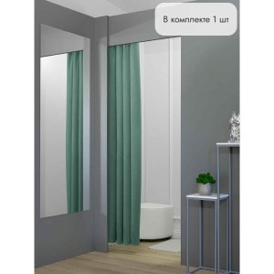 Штора Бархат в примерочную (бирюзовый) 2350 мм