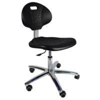 Кресло оператора на хромированном основании