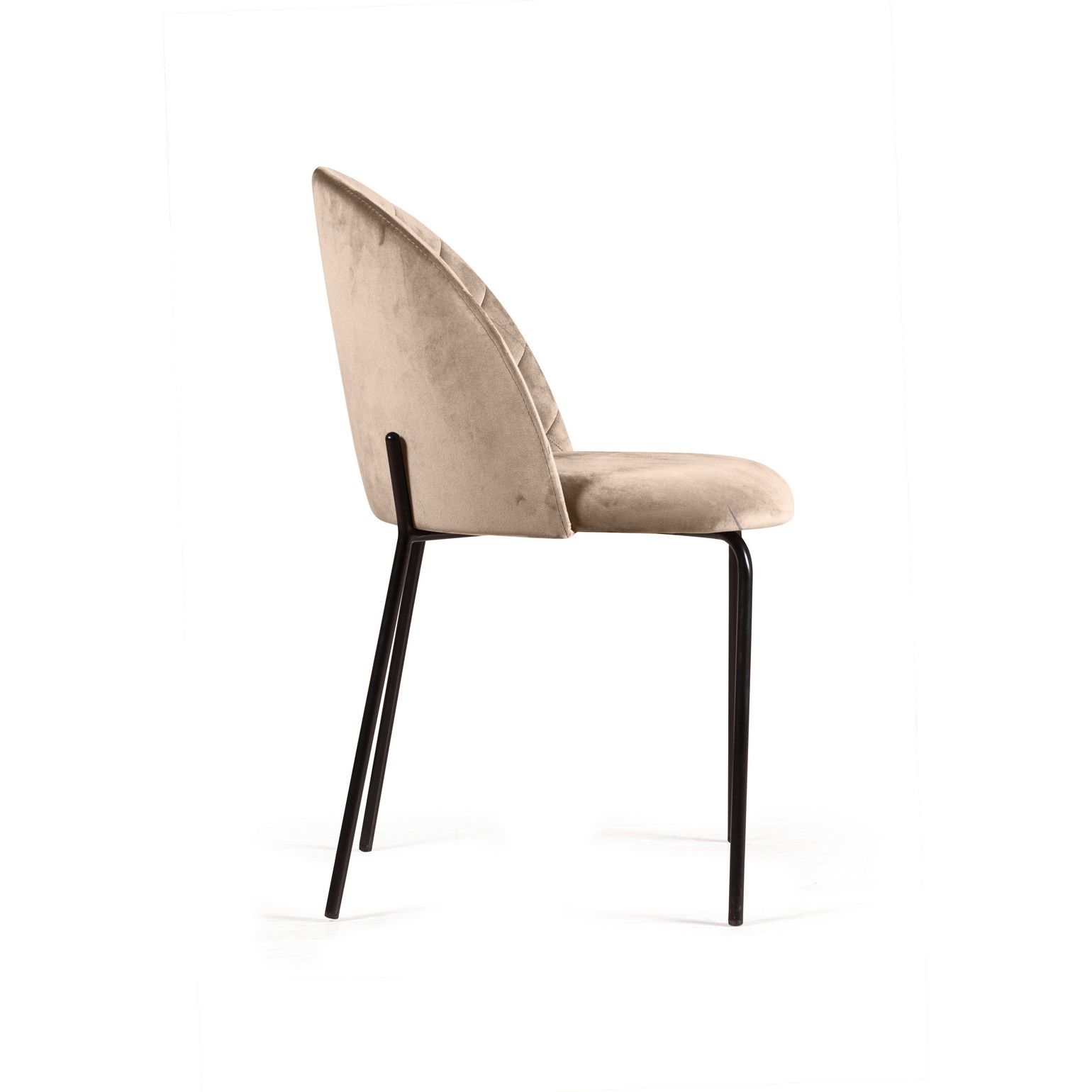 Стул Норд ромб, бархат бежевый 5