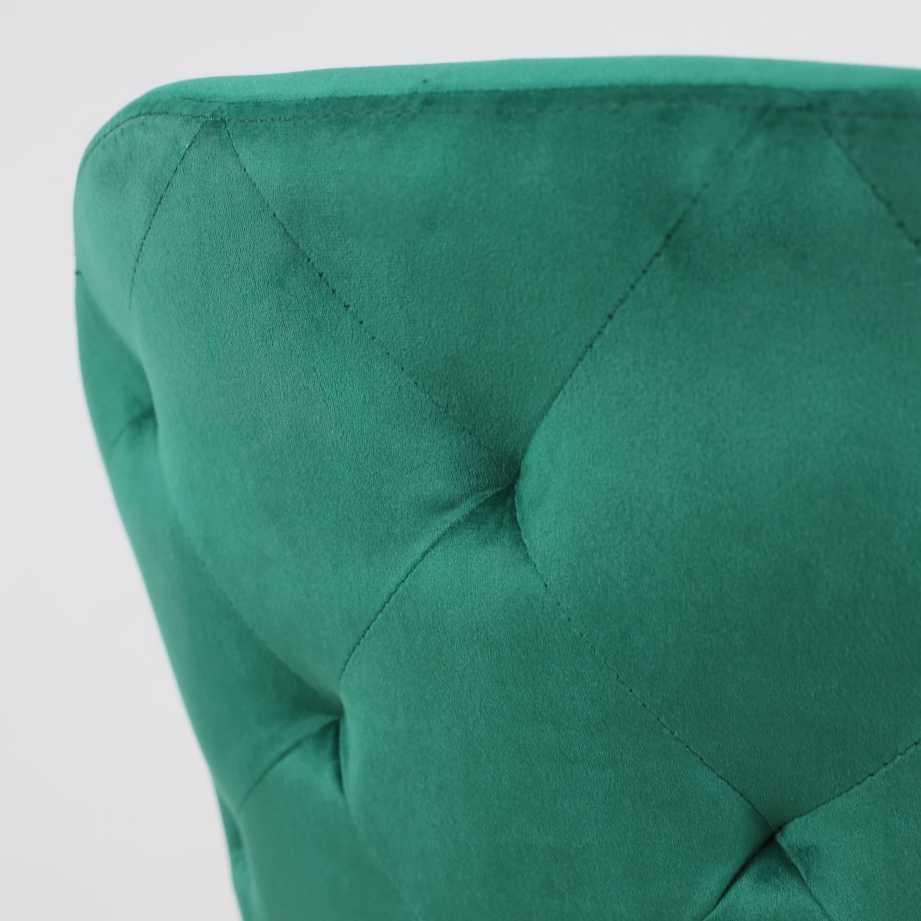 Кресло поворотное Dubai, зеленый, велюр