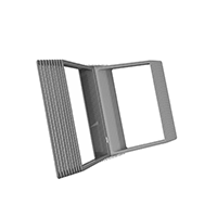 АККОРД-02.А4Gr.Gr Демосистема 20 серых панелей А4 серая настенная